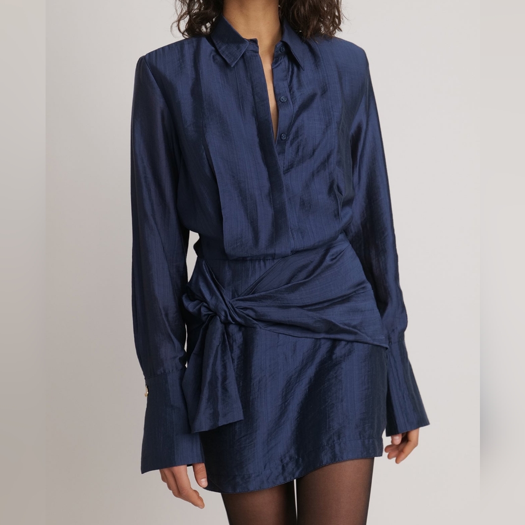 Sabina Musayev Norelle Dark Sapphire Dress, Size Small Cocktail/Party/Evening
